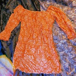 Paisley Coral Club Monaco Lightweight Dress
